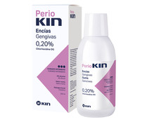 Enjuague bucal acción anti placa bacteriana, especial para higiene periodontal y periimplantaria KIN Perio 250 ml.