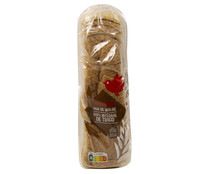 Pan de molde integral con corteza  PRODUCTO ALCAMPO 600 gr,