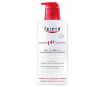 Gel para ducha o baño, especial pieles secas y sensibles EUCERIN Ph5 400 ml.