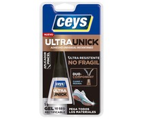 Pegamento instantáneo CEYS UltraUnick Gel, aplicación pincel, 6grs.