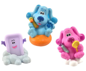 Muñeco de baño personaje Las Pistas de Blue, NICKELODEON. Muñeco de baño personaje Las Pistas de Blue, NICKELODEON.