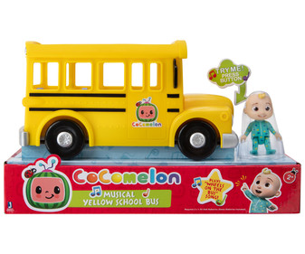 Autobús musical del cole de 23cm con 1 figura incluida, COCOMELON.