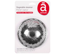 Vaporera de acero inoxidable extensible de 16 a 24cm. de diámetro, ACTUEL.