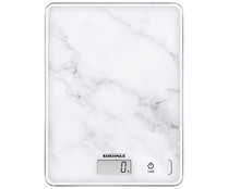Báscula de cocina digital diseño efecto mármol Compact 300 SOEHNLE.