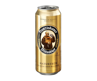 Cerveza Alemana de importación FRANZISKANER lata de 50 cl. Cerveza Alemana de importación FRANZISKANER lata de 50 cl.