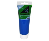 Tubo de 120 mm de pintura acrílica de color azul PRODUCTO ALCAMPO.