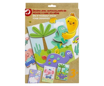 Set de manualidades Aprendo a montar y pegar, PRODUCTO ALCAMPO. Set de manualidades Aprendo a montar y pegar, PRODUCTO ALCAMPO.