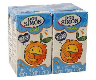Zumo exprimido de naranja brick de 12,5 centilitros pack de 4 unidades Zumo exprimido de naranja brick de 12,5 centilitros pack de 4 unidades