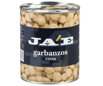 Garbanzos cocidos JAE lata de 500 g. Garbanzos cocidos JAE lata de 500 g.