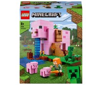 La Casa-Cerdo con 490 piezas, LEGO MINECRAFT 21170.,