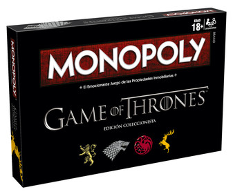 Juego de mesa de estrategia Monopoly, edición Juego de Tronos, de 2 a 4 jugadores MONOPOLY. Juego de mesa de estrategia Monopoly, edición Juego de Tronos, de 2 a 4 jugadores MONOPOLY.