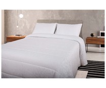 Edredón nido de abeja para cama de 90 cm, 60% algodón 40% poliéster, LUTEX.