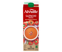 Gazpacho receta original, elaborado con ingredientes 100% naturales ALVALLE 1 l.