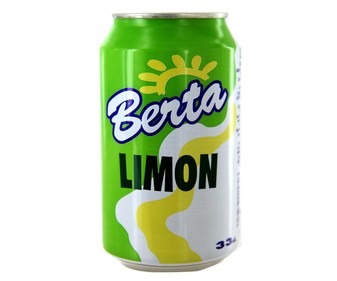 Refresco de limón lata de 33 centilitros Refresco de limón lata de 33 centilitros