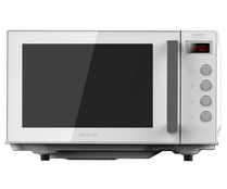Microondas sin plato CECOTEC GrandHeat 2000 Flatbed White, color blanco, capacidad 20L, potencia: 700W.