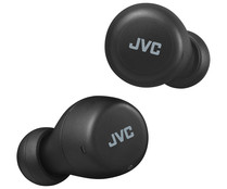 Auriculares bluetooth tipo deportivo JVC HA-A5T-BN-E, estuche cargador, micrófono, color negro.