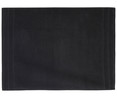 Alfombra de baño 100% algodón color negro, densidad de 1000g/m², 50x70 cm. ACTUEL.