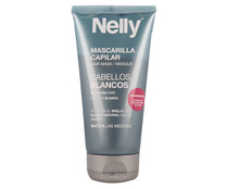 Mascarilla capilar especial cabellos blancos NELLY 150 ml.