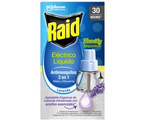 Recambio antimosquitos enchufable olor lavanda RAID 30 noches.
