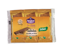 Tostadas bañadas en chocolate con leche, sin gluten SANTIVERI 102 g.