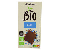 Chocolate con leche ecológico ALCAMPO ECOLÓGICO 100 g.