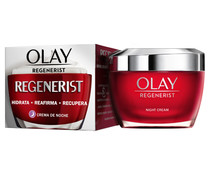 Crema de noche, con acción hidratante, reafirmante y recuperadora OLAY Regenerist 50 ml.