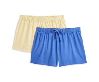 Lote de 2 pantalones cortos de pijama para mujer IN EXTENSO, talla S. Lote de 2 pantalones cortos de pijama para mujer IN EXTENSO, talla S.