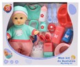 Muñeco bebé blandito con accesrios de cuidado, ONE TWO FUN ALCAMPO.
