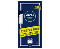 Aceite para suavizar y acondicionar todo tipo de barbas NIVEA Men 75 ml. Aceite para suavizar y acondicionar todo tipo de barbas NIVEA Men 75 ml.