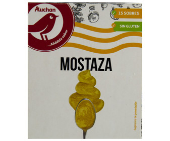 Mostaza en monodosis PRODUCTO ALCAMPO bolsa de 6 g. pack de 15 uds. Mostaza en monodosis PRODUCTO ALCAMPO bolsa de 6 g. pack de 15 uds.