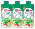 Leche con zumo de frutas del pacífico y 0% materia grasa BIFRUTAS de Pascual 3 x 330 ml.