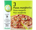 Pizza margarita ultracongelada PRODUCTO ECONÓMICO ALCAMPO 3 x 100 g.