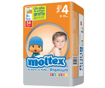 Pañales talla 4 (9-15 kg) 54 uds. Pañales talla 4 (9-15 kg) 54 uds.