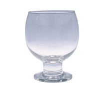 Copa de vidrio de pie bajo especial para combinados, gin tonics, etc. EÑE.
