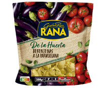Tortellini de pasta fresca al huevo, rellenos de berenjenas a la Parmigiana RAVA De la huerta 250 g.