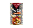 Surtido de aceitunas y encurtido 180 g.