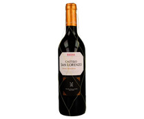 Vino tinto gran reserva con denominación de origen Rioja CASTILLO SAN LORENZO botella de 75 cl.