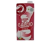 Leche entera de vaca, enriquecida con calcio PRODUCTO ALCAMPO 1 l.