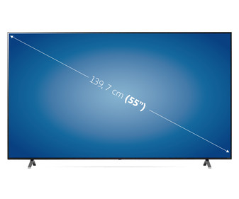Televisión 139,7 cm (55") LED LG 55NANO806 4K, HDR 10, SMART TV, WIFI, BLUETOOTH, TDT T2, USB reproductor y grabador, 4HDMI, 2300HZ.