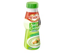 Nata líquida para cocinar textura ligera PRESIDENT Ligera 250 ml.