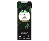 Bebida de almendras 100% vegetal, sin azúcares añadidos KAIKU Begetal 1 l.