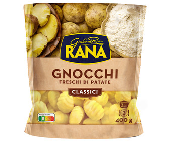 Gnocchi frescos clásicos RANA 400 g. Gnocchi frescos clásicos RANA 400 g.