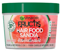 Mascarilla intensiva 3 en 1 con acción revitalizante, para cabellos apagados y sin vida FRUCTIS Hair food de Garnier 390 ml.