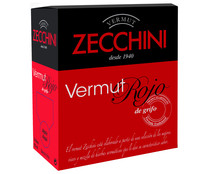 Vermut rojo artesano de grifo ZECCHINI Bag in box 3 l.