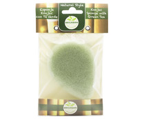 Esponja Konjac con té verde BECASAN NATURE Natural style.