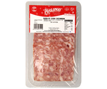 Budin de cerdo (chicharrón), sin lactossa y sin gluten, cortado en lonchas PROLONGO 125 gr.