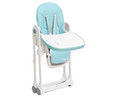 Trona plegable INTERBABY regulable en 3 posiciones, arnés de 5 puntos, color azul.