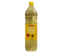 Aceite  de girasol PRODUCTO ALCAMPO botella de 1 l.