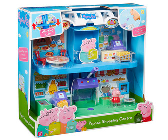 Conjunto de juego Centro Comercial con accesorios y figura PEPPA PIG. Conjunto de juego Centro Comercial con accesorios y figura PEPPA PIG.