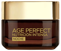 Crema nutrición intensa y reparadora de noche para pieles maduras y desnutridas L ÓRÉAL PARIS Age perfect 50 ml.